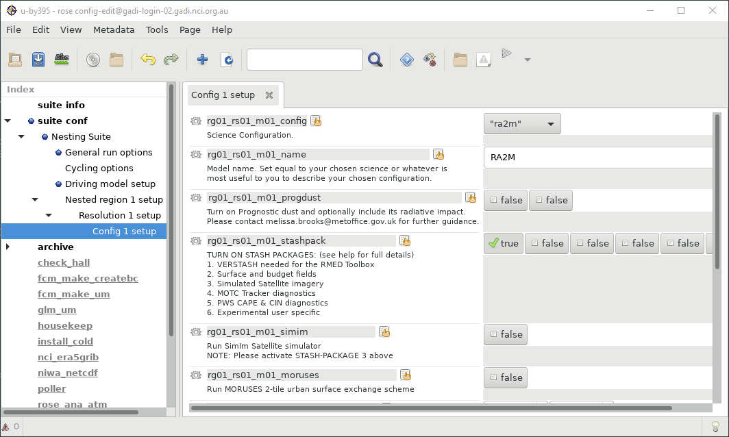 nest config